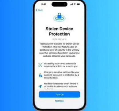 天柱苹果授权维修店分享被盗设备保护功能开启方法 